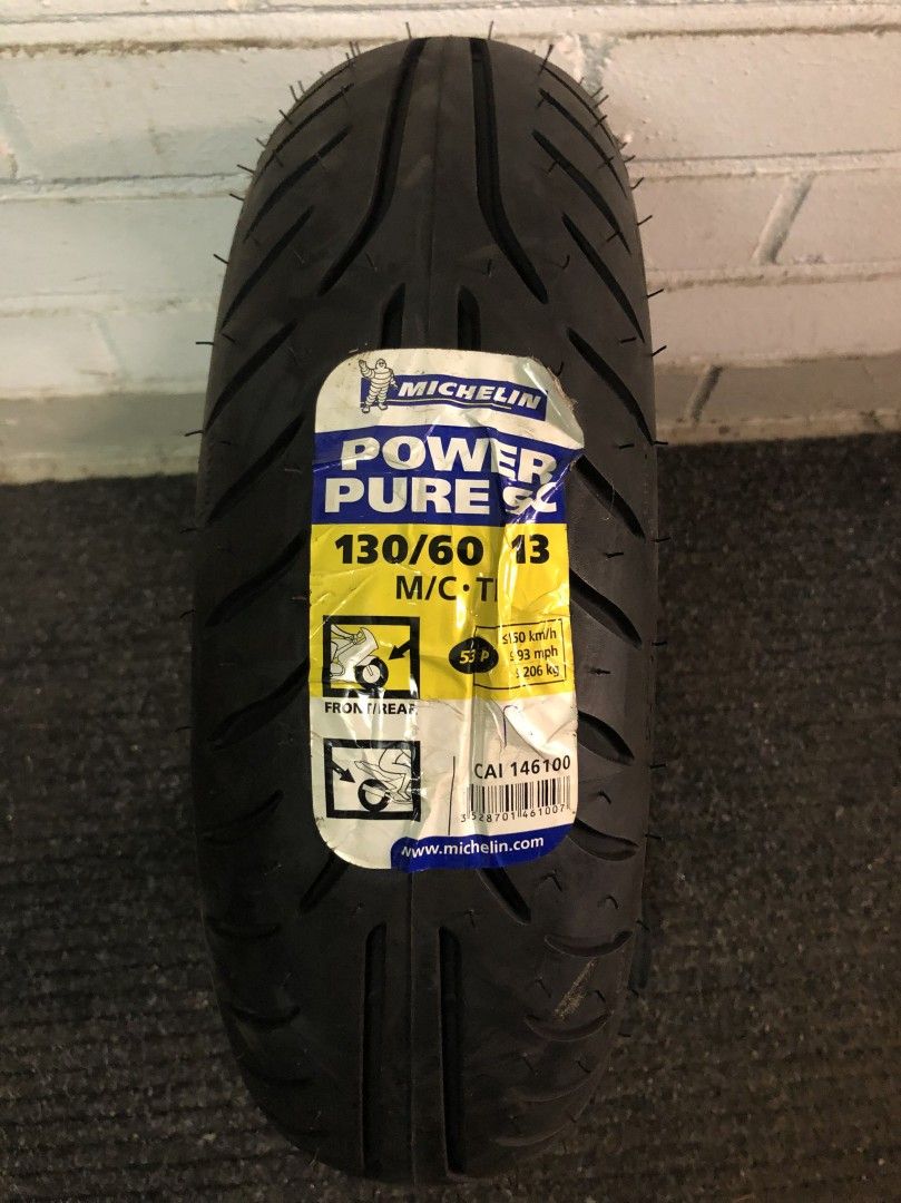 130/60-13 Michelin Power Pure Uusi