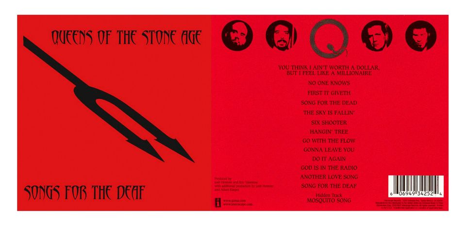 UUSI Queens Of The Stone Age Songs For The Deaf CD (2002) - Ilmainen Toimitus