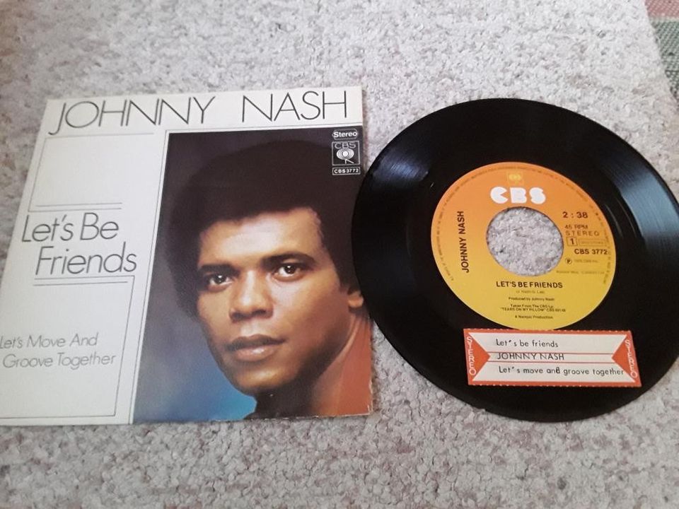 Johnny Nash 7" Let's be friends