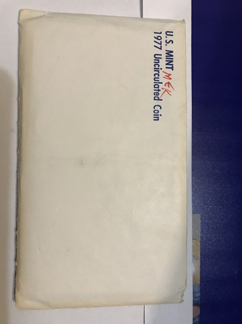 U.s mint 1977. 12 kpl mm 2x1, kennedy1/2 Proof ALE