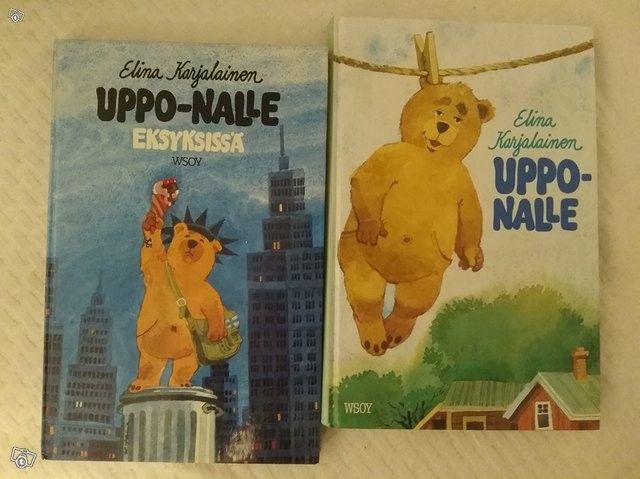 Kaksi Uppo-Nalle -kirjaa, Imatra/posti