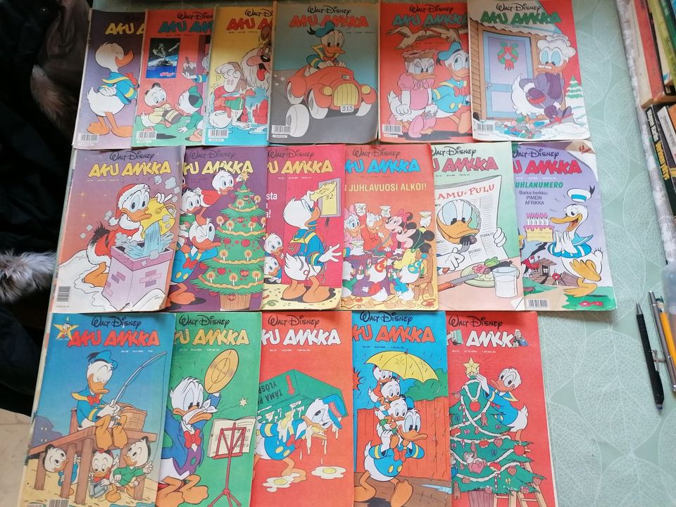 AKU ANKKA Lehtiä v. 1992-1994 17 kpl