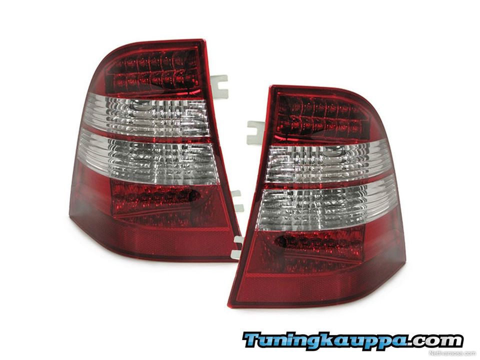 MB ML W163 punakirkkaat LED takavalot 1