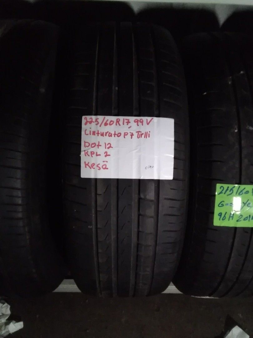 Kesärenkaat 225/60R17 Cinturato P7 Tirlli 2kpl