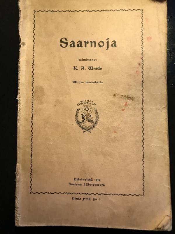 Saarnoja K.A. Wrede vuodelta 1910