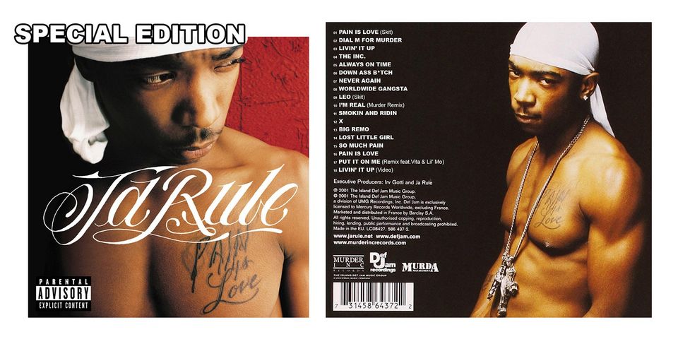 UUSI Ja Rule Pain Is Love CD (2001) - Ilmainen Toimitus
