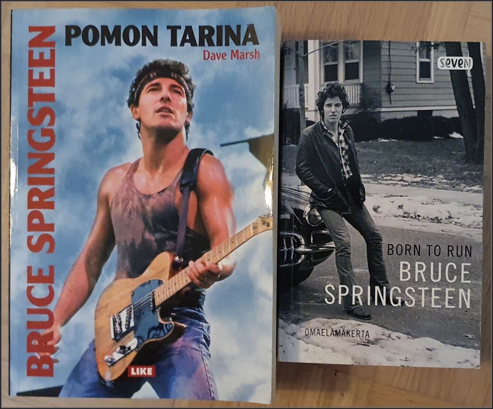 2 kpl Bruce Springsteen elämäkerta kirjoja
