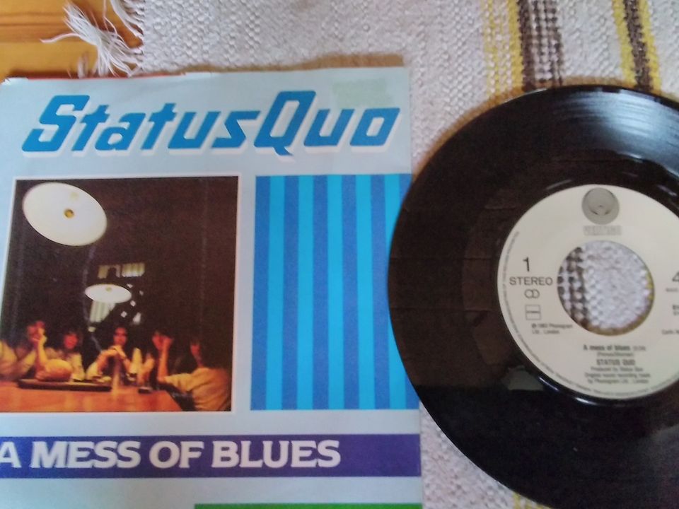 Status Quo 7" A mess of blues / Big man