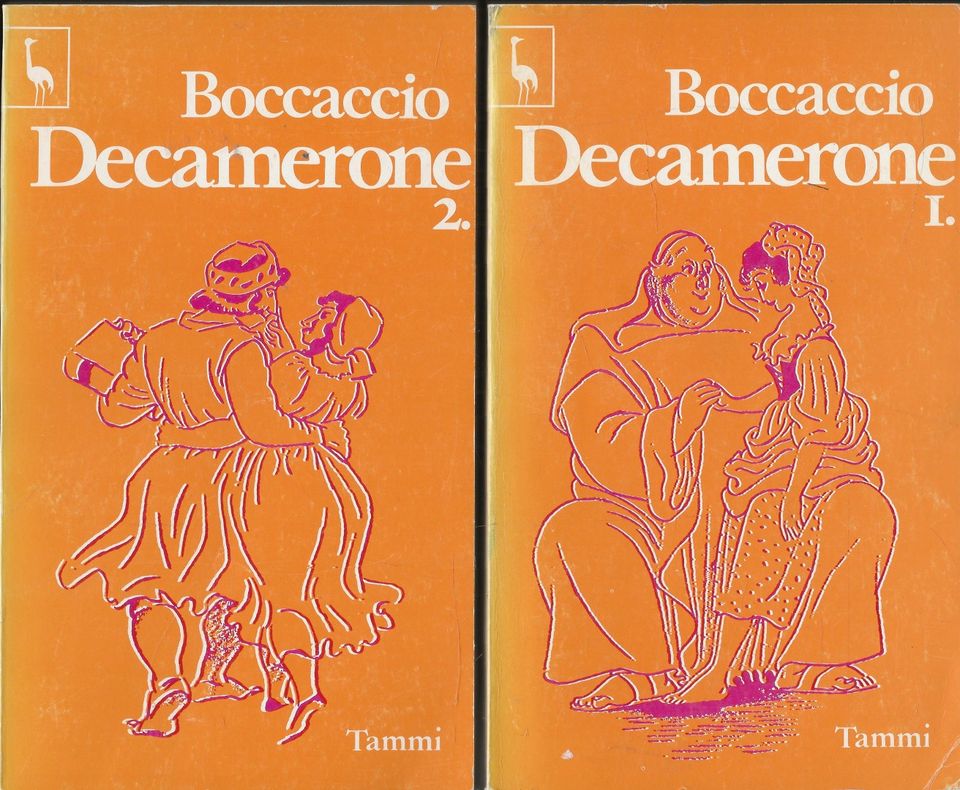 Boccaccio: Decamerone 1-2.  Tammen taskukirja 1973.