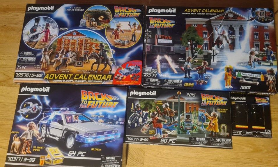 Playmobil "back to the future" almost full set