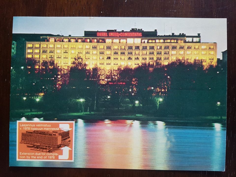 Helsinki Hotel InterContinental 70-l. postikortti