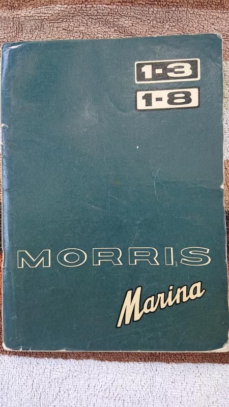 MORRIS Marina 1-3 & 1-8 - Omistajan käsikirja