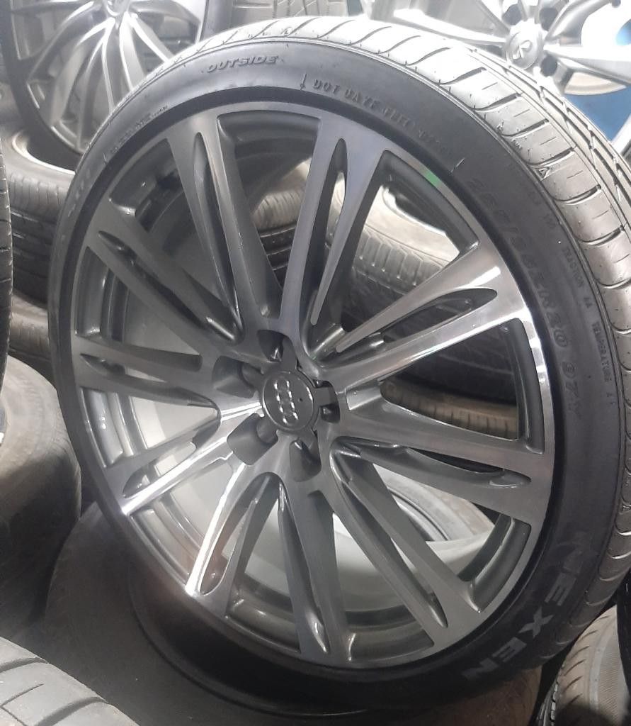 Audi R20 5x112 66.6 kaytetyt+255/35R20 Pirelli