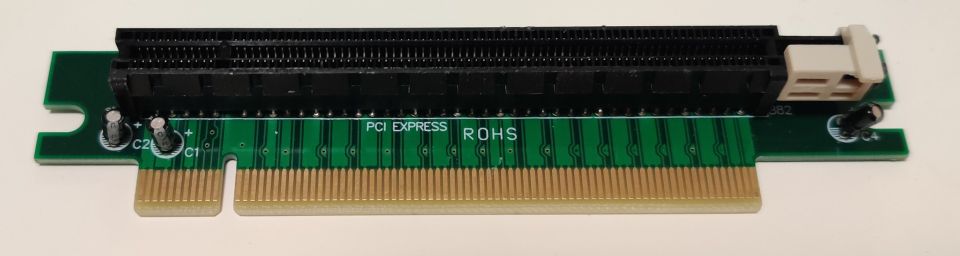 90 asteen PCI-Express 16x Riser kortti