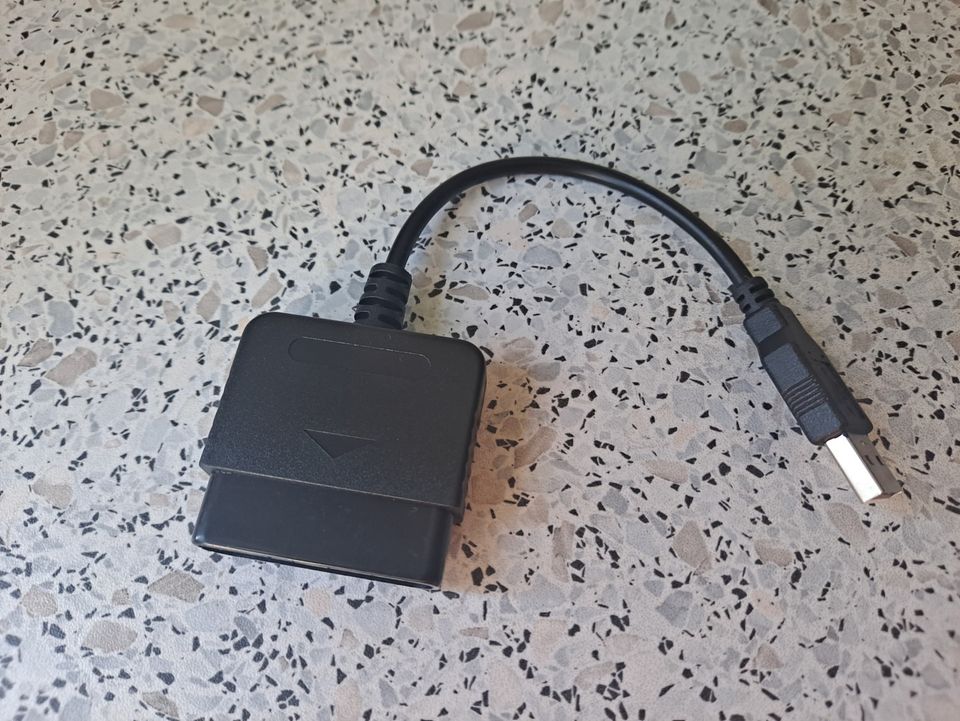 USB PS1, PS2 - PC, PS3 Ohjainadapteri Versio 2