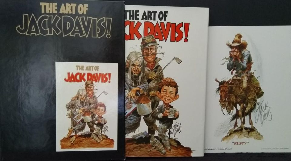 Kirja US 159 Art Of Jack Davis, DLX - Taide