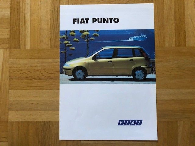 Esite Fiat Punto noin vuodelta 1996