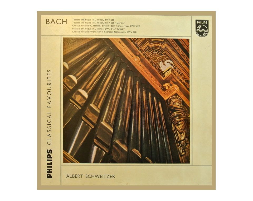 Albert Schweitzer Bach Classical Favourites LP