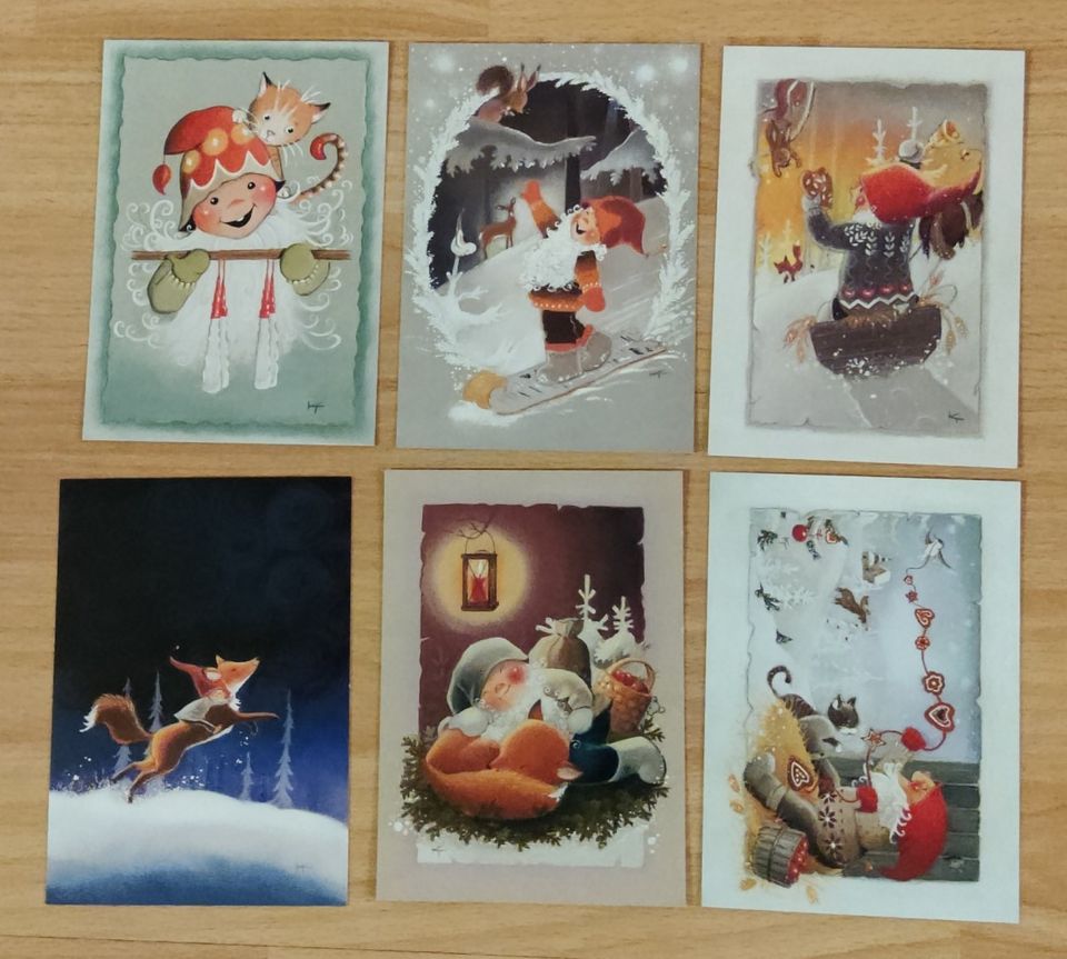 Kaarina Toivanen, joulupostikortteja