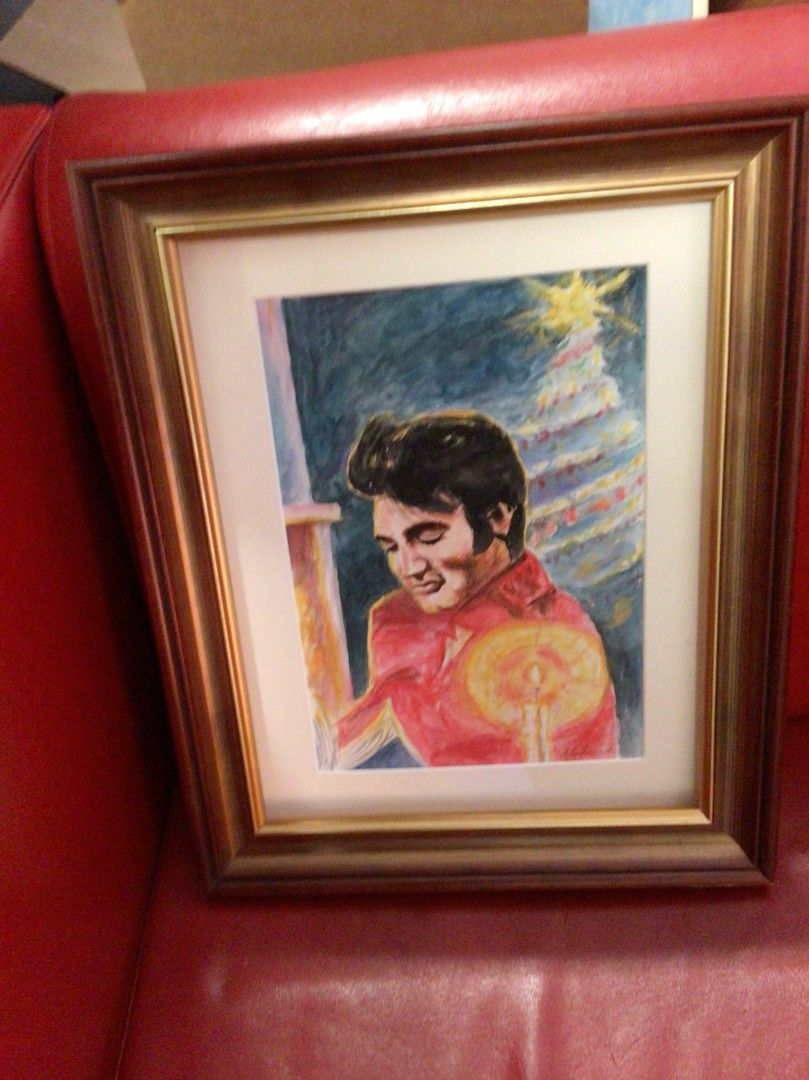 Elvis konst art Marko Lammervo koti mökki lahja
