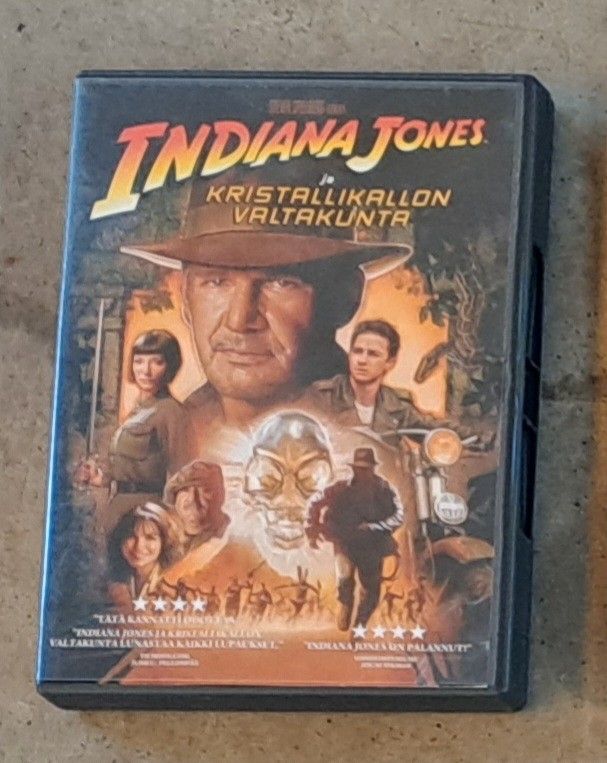 Indiana jones ja kristallikallon valtakunta dvd