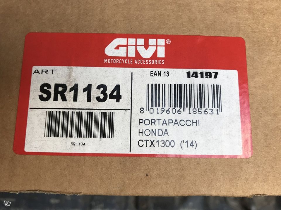 Honda CTX1300 givi laukkuteline