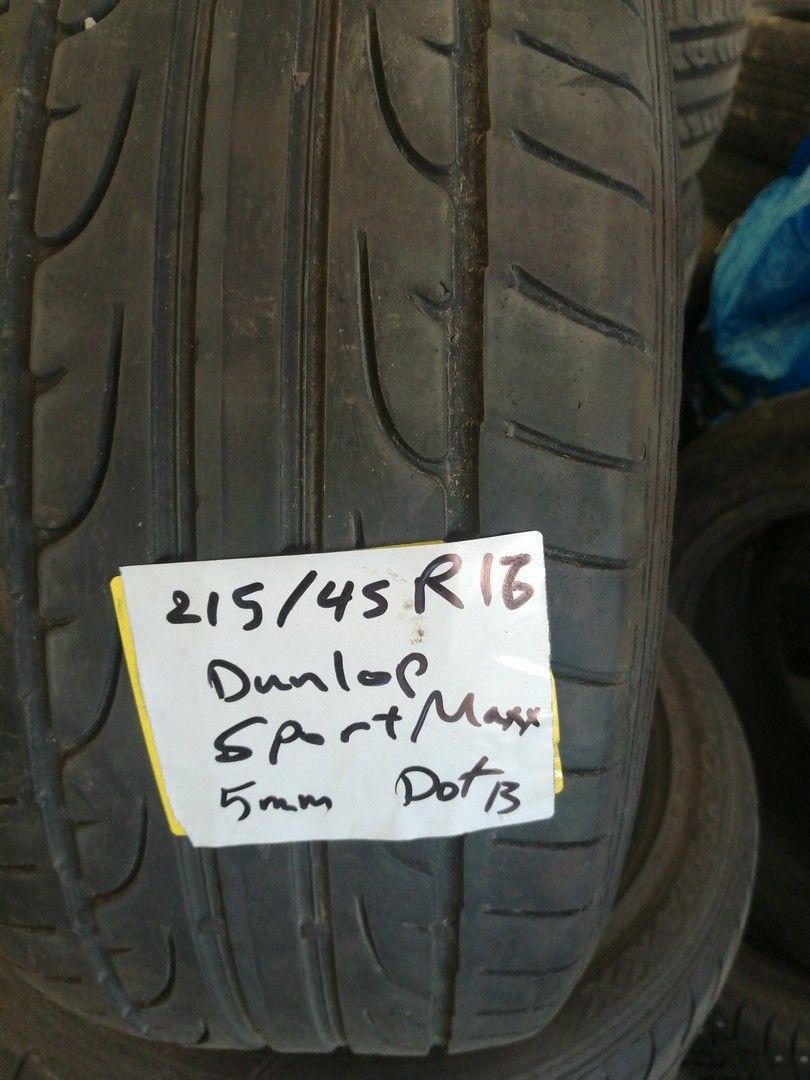 215 45 R16 kesärenkaat dunlop