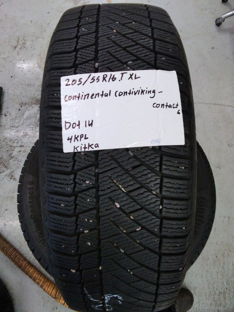 Kitkarenkaat 205/55R16 Continental ContiVikin 4kpl