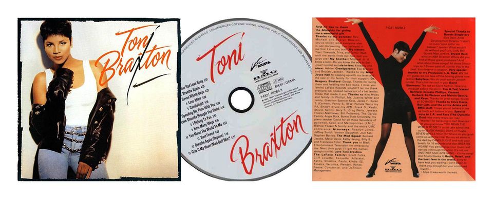UUSI Toni Braxton CD (1993) - Ilmainen Toimitus
