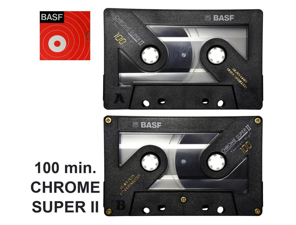 C-Kasetti BASF Chrome Super II 100 min. - Ilmainen Toimitus