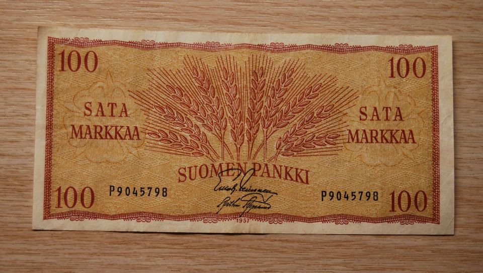 Suomen pankki 100 Markkaa 1957