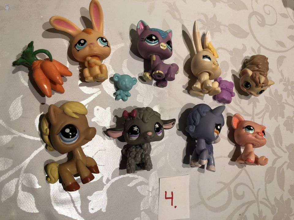 Littlest Pet Shop farmi hahmoja 8 kpl