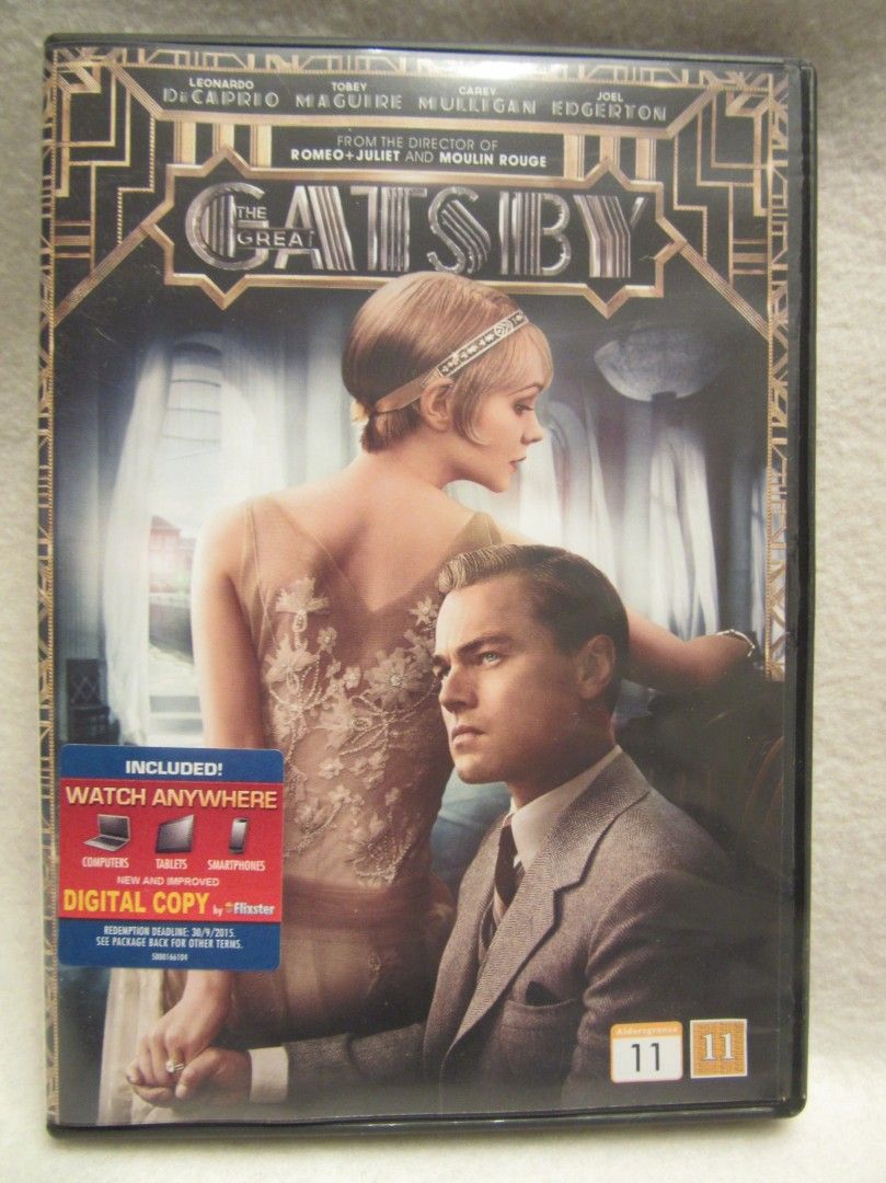 The Great Gatsby dvd