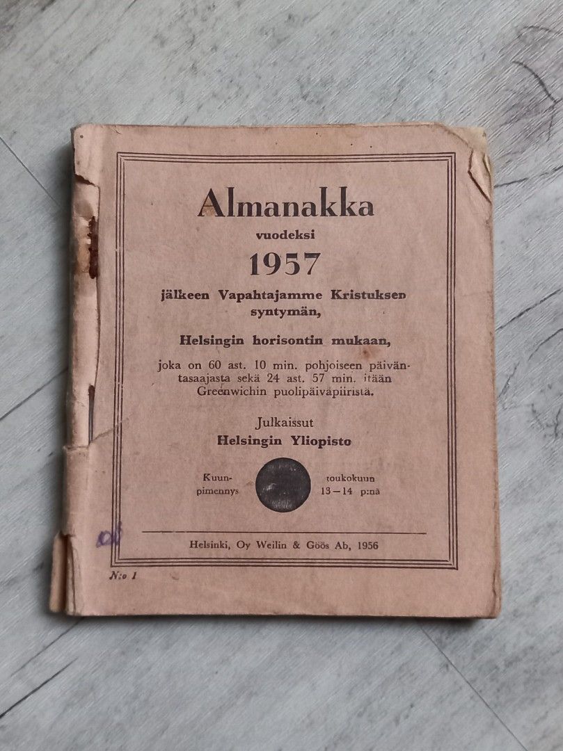 Almanakka vuodeksi 1957