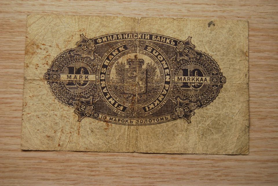 Suomi 10 markkaa kullassa 1898