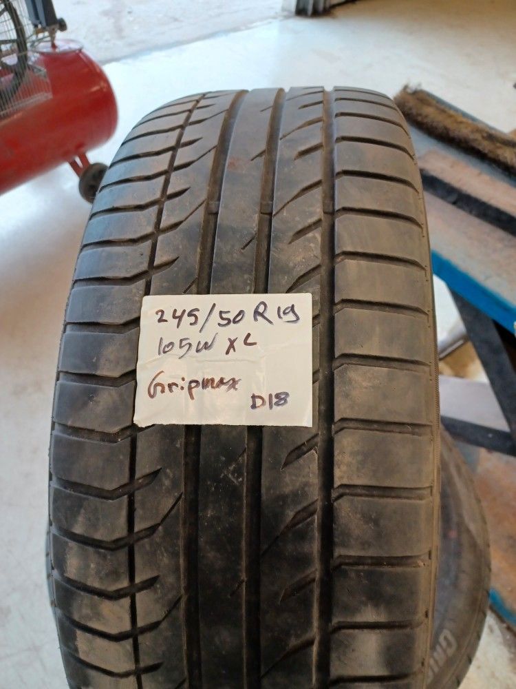 Kesärenkaat 245/50R19 105W gripmax