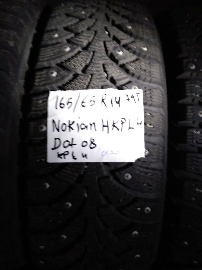 Nastarenkaat 165/65R14 Nokia hkp 4 käytetty 4kpl