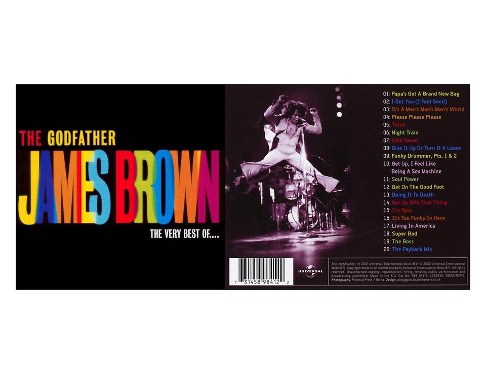 UUSI The Very Best Of James Brown CD (2002) - Ilmainen Toimitus