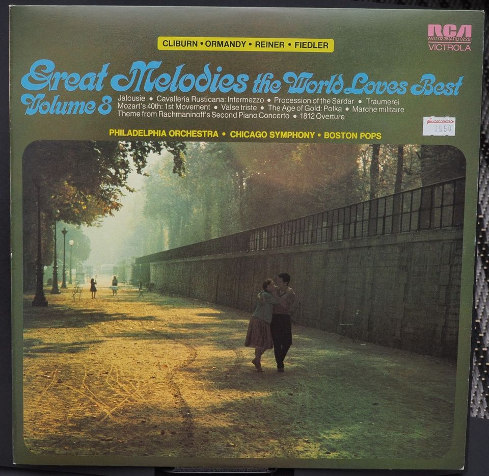 Great Melodies the World Loves Best LP Erinomainen