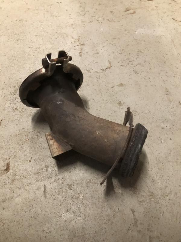 Mercedes e 300td Om606 downpipe