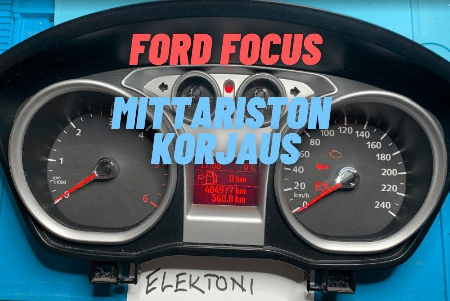 Ford Focus Mondeo C-Max mittariston korjaus