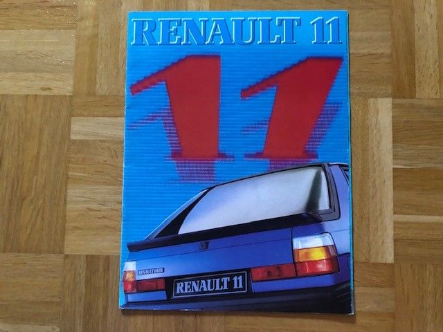 Esite Renault 11 noin vuodelta 1983