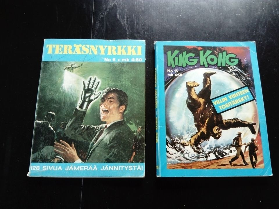 Teräsnyrkki nro 6 v. 1975 ja King Kong 15 v. 1975