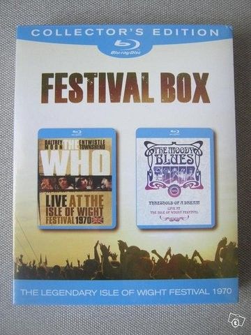Festival Box: The Who-The Moody Blues, 2 x Blu-Ray
