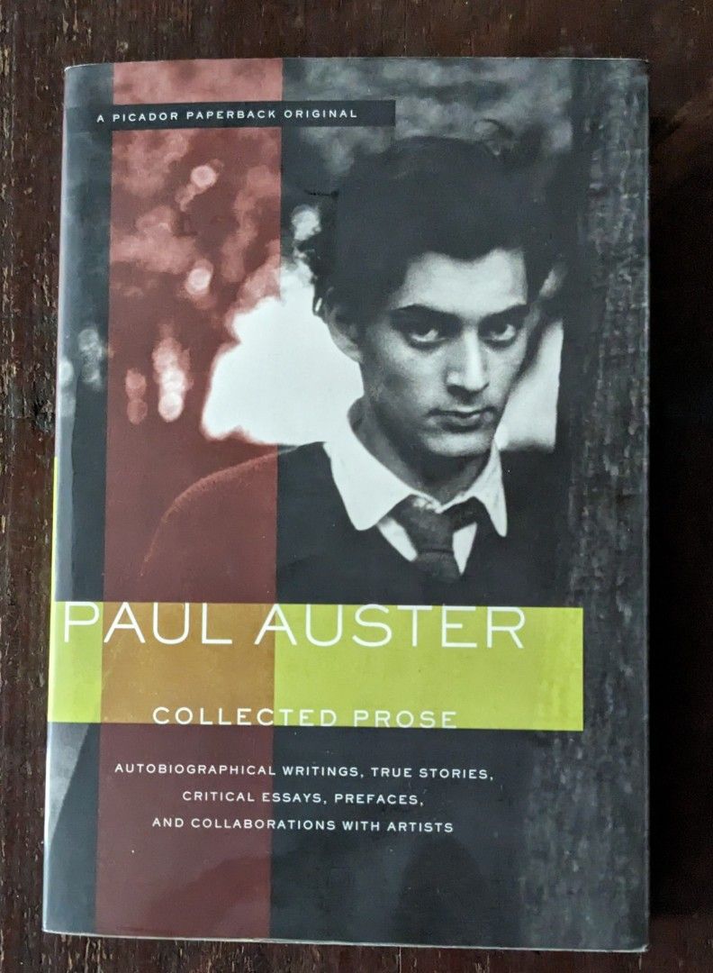 Paul Auster, Collected Prose