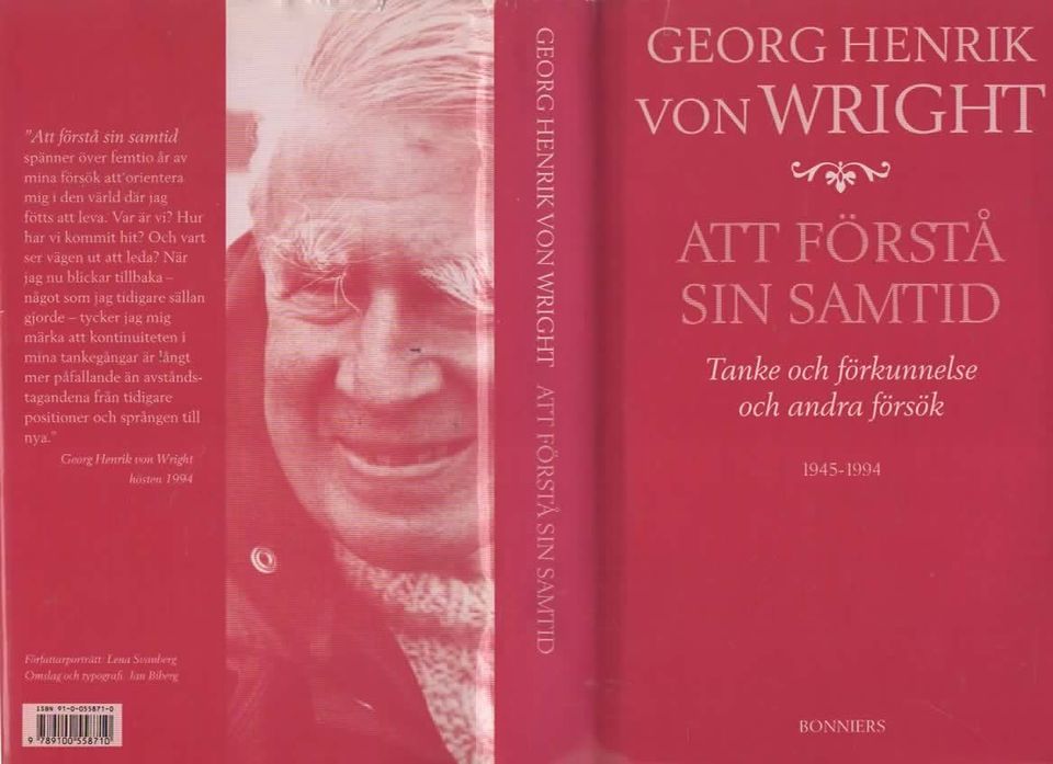 Georg Henrik von Wright: Att förstå sin samtid