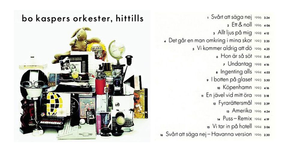 UUSI Bo Kaspers Orkester Hittills CD (1999) - Ilmainen Toimitus
