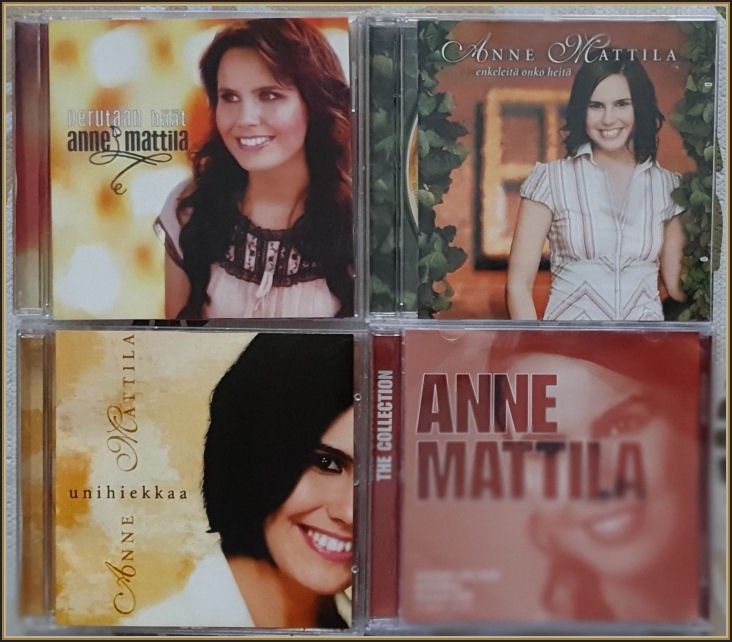 3 kpl Anne Mattila cd:eitä