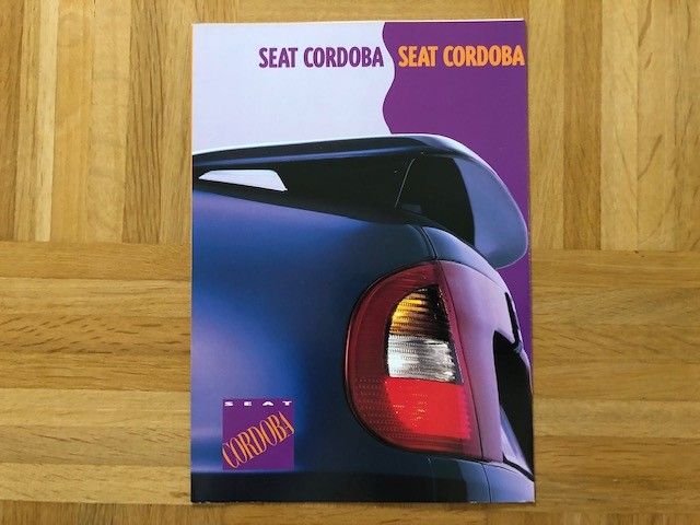 Esite Seat Cordoba, noin vuodelta 1994