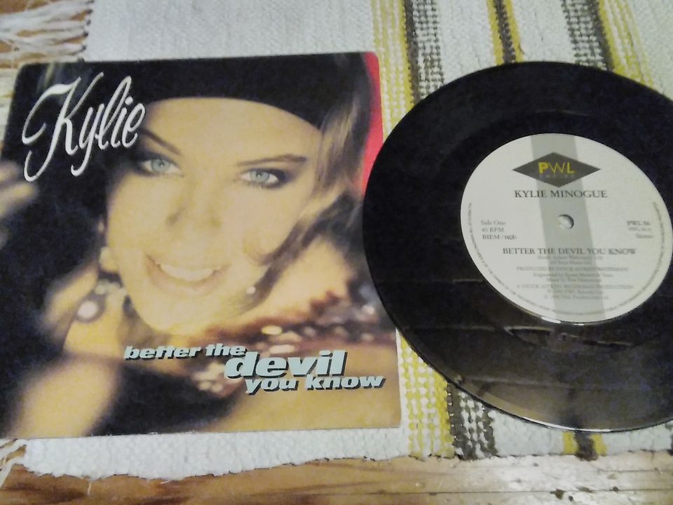 Kylie Minogue 7" Better the devil you know